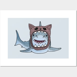 Cat Shark Posters and Art